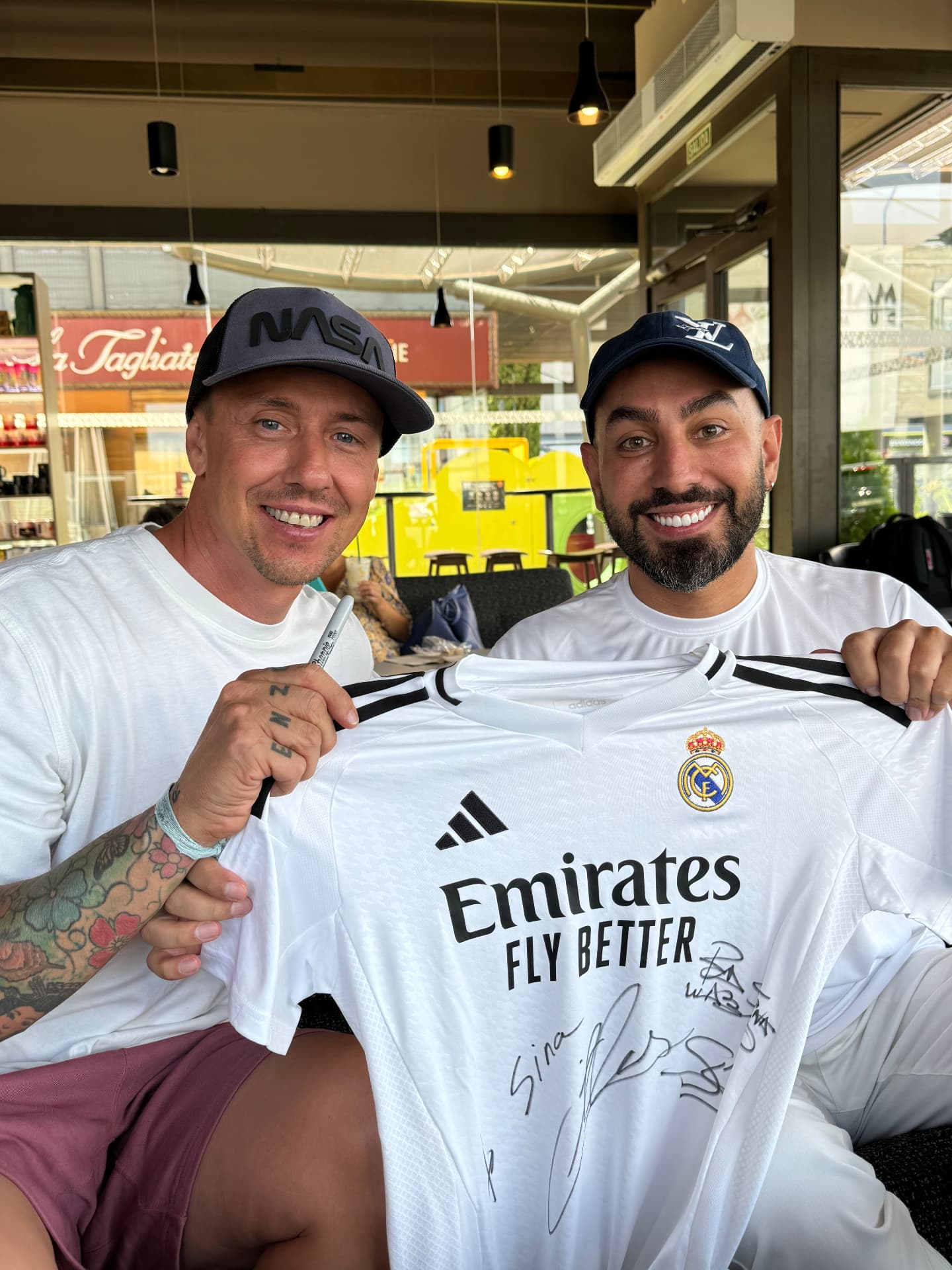 Sina Ezam with Guti 1